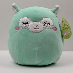 8" Miley the Teal Llama Squishmallows Spring 2021